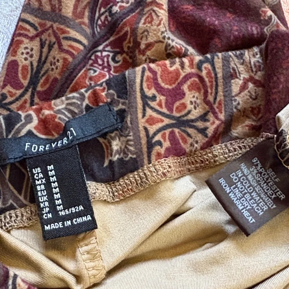 Forever 21 Multicolor Patchwork Pants - Picture 2 of 2